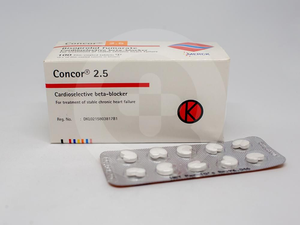 Concor 2.5mg Tablets