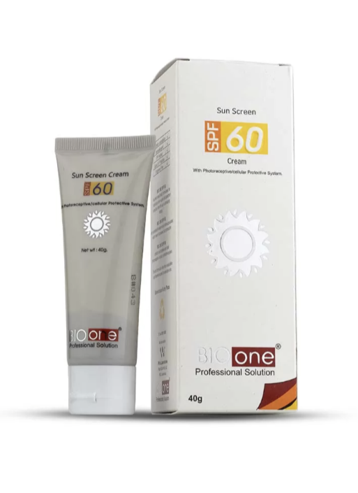 BIO ONE SUN SCREEN CREAM SPF 60
