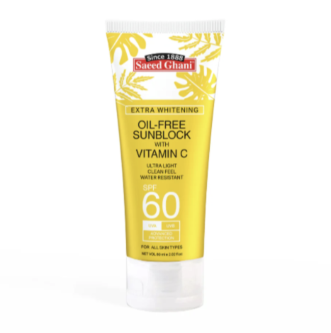 Saeed Ghani oil-free sunblock spf 60