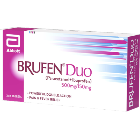 BRUFEN DUO 500MG/150MG