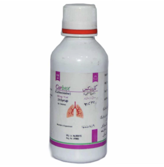 Carbex 250mg syrup 120ml
