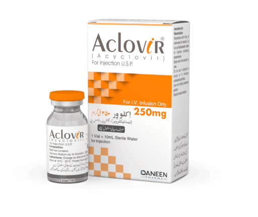Aclovir 250mg Injection