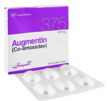 Augmentin 375mg Tablets 18s