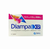 Diampa LXR 12.5/2.5/1000MG Tab