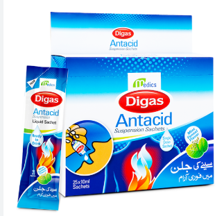 Digas Antacid Sachets 10ml