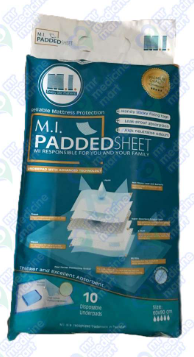 M.I. padded sheet size 60*90inch