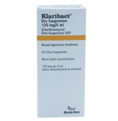 KLARIBACT 125MG/5ML SYP