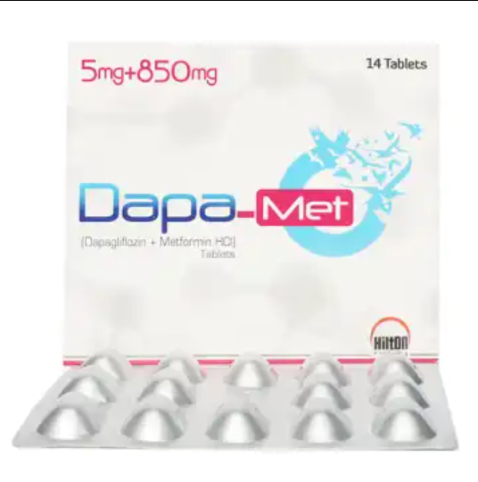 Dapa-Met 5+850mg Tablets