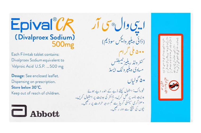 Epival CR 500mg Tablets