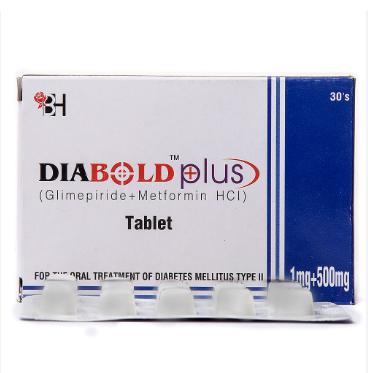Diabold-Plus 1/500mg Tablets