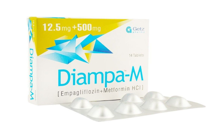 Diampa-M 12.5/500mg Tablets
