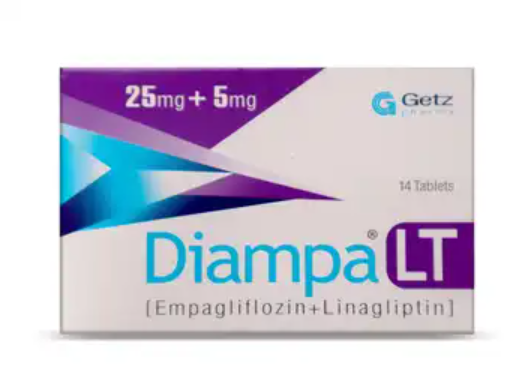 Diampa LT 25+5mg Tablets