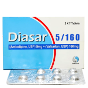 Diasar 5/160mg Tablets