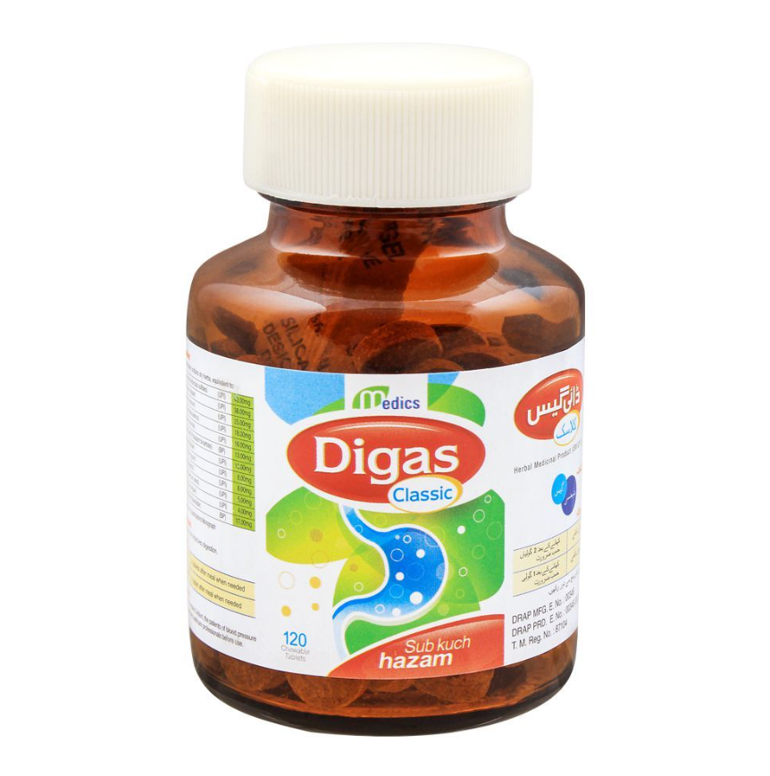 DIGAS CLASSIC 120 Tablets
