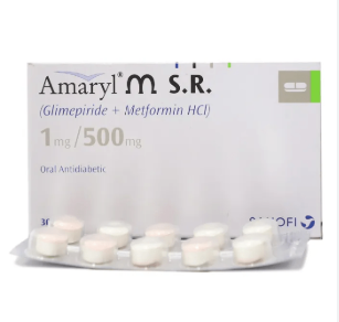Amaryl MSR 1/500mg Tablets
