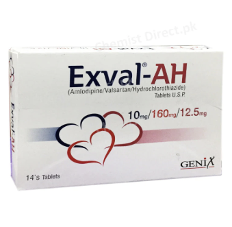 Exval-Ah 10/160/12.5mg Tablets