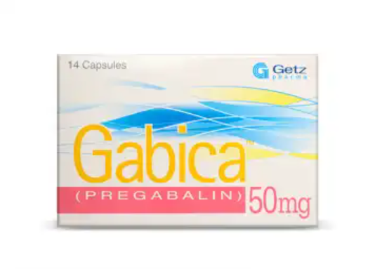 Gabica 50mg Capsules