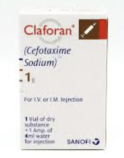 claforan 1 g IV/IM injection