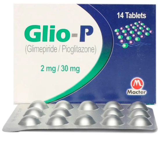 Glio P 2/30mg Tablets