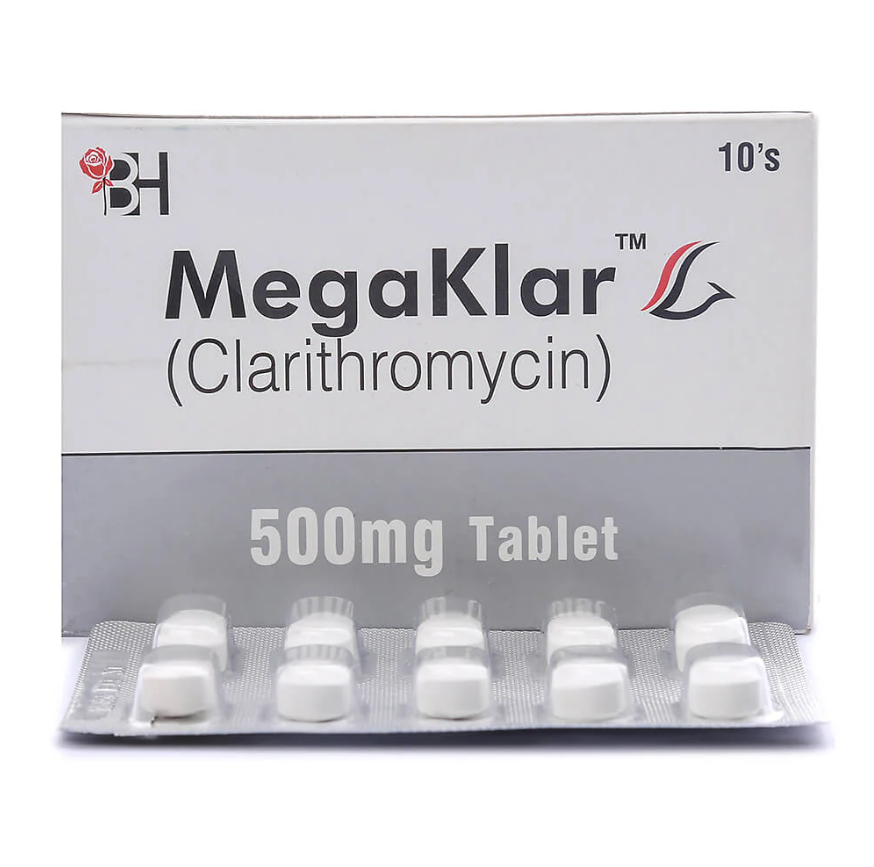 Megaklar 500mg Tablets