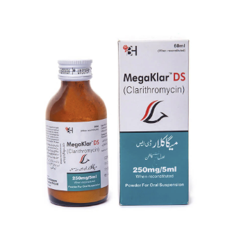 Megaklar DS 250mg Suspension