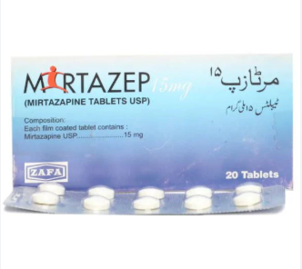 Mirtazep 15mg Tablets