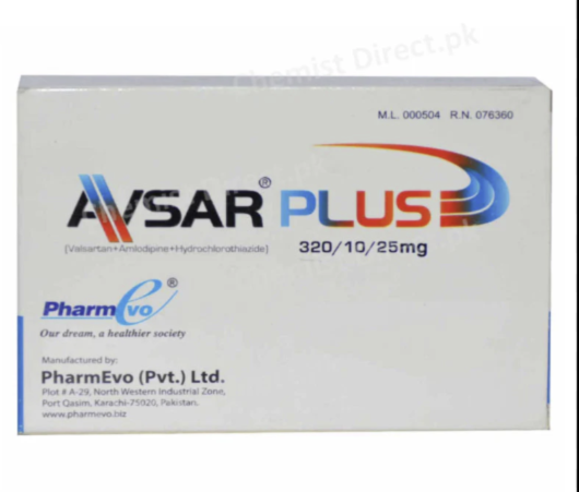 Avsar 320/10/25mg Tablets