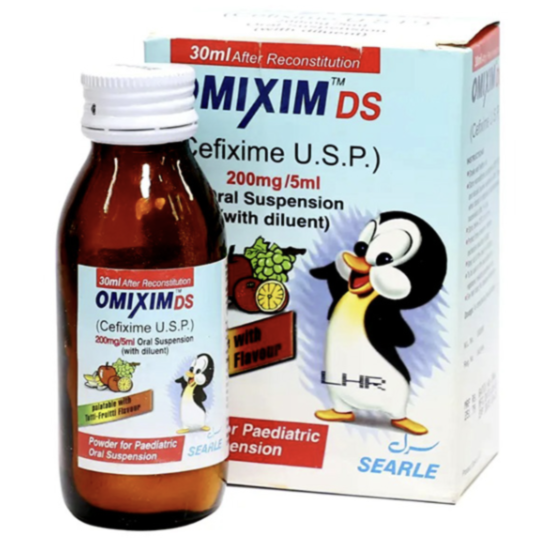 Omixim 200mg Suspension 30Ml