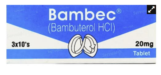 Bambec 20mg Tablets