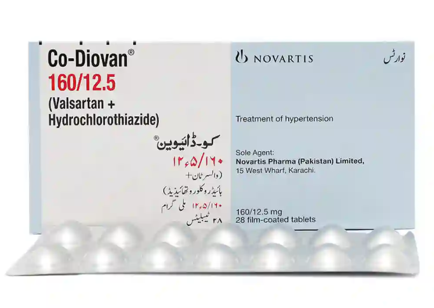 Co-Diovan 160/12.5mg Tablets