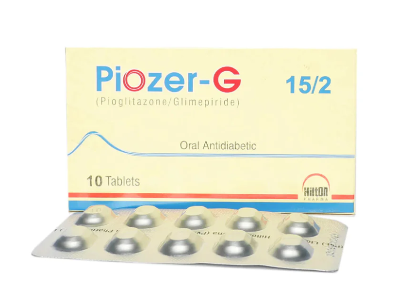 Piozer-G 15/2mg Tablets