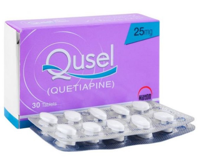Qusel 25mg Tablets