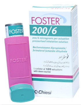 Foster 200/6Mcg inhaler