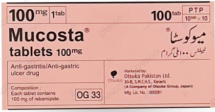 Mucosta 100mg Tablet