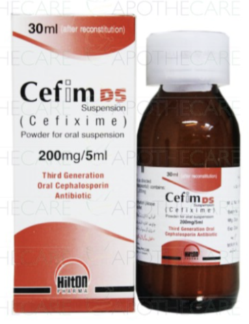 Cefim DS 200mg/5ml Suspension