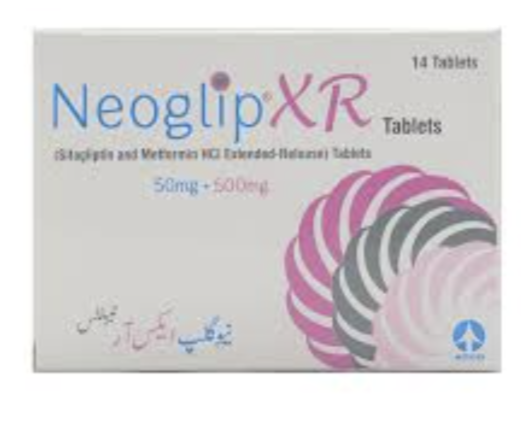 Neoglip XR 50mg/500mg Tablets