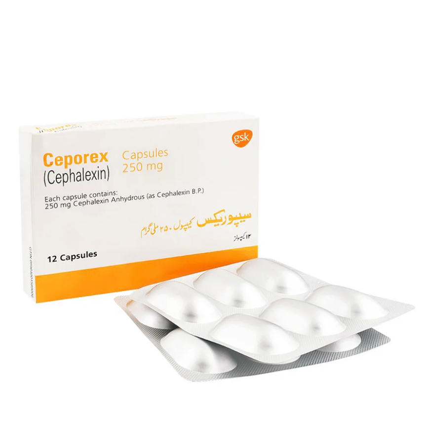 Ceporex 250mg Capsules