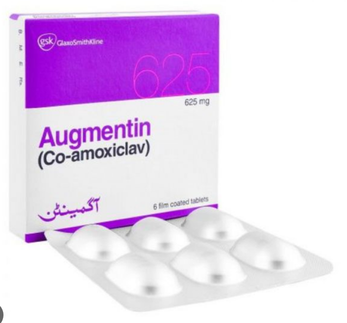 Augmentin 625mg Tablets 6's
