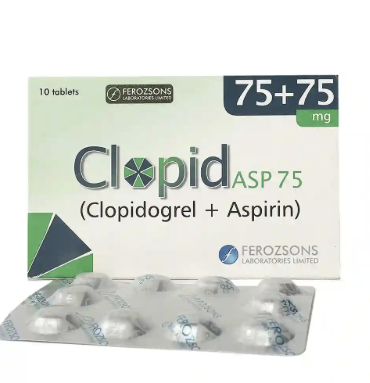Clopid Asp 75/75mg Tablets